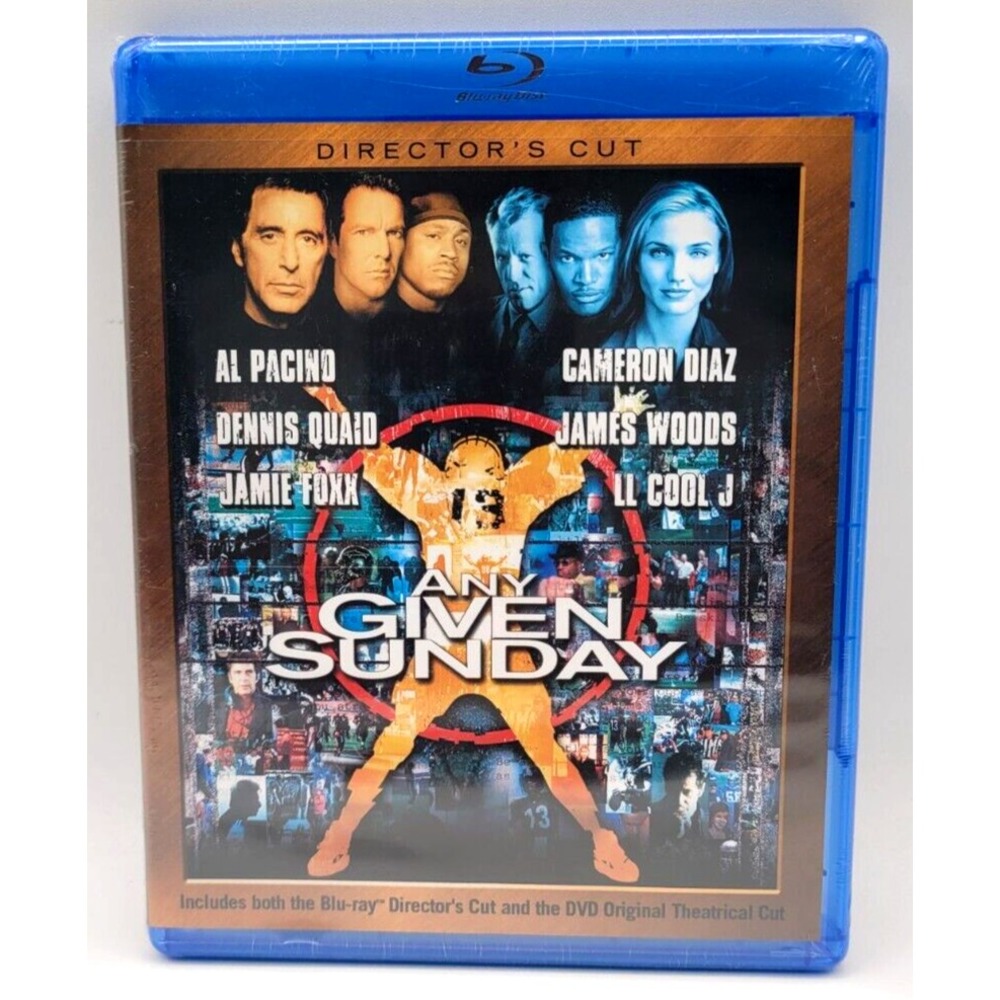 Any Given Sunday  Director's Cut‎ Blu-ray DVD NEW FACTORY SEALED